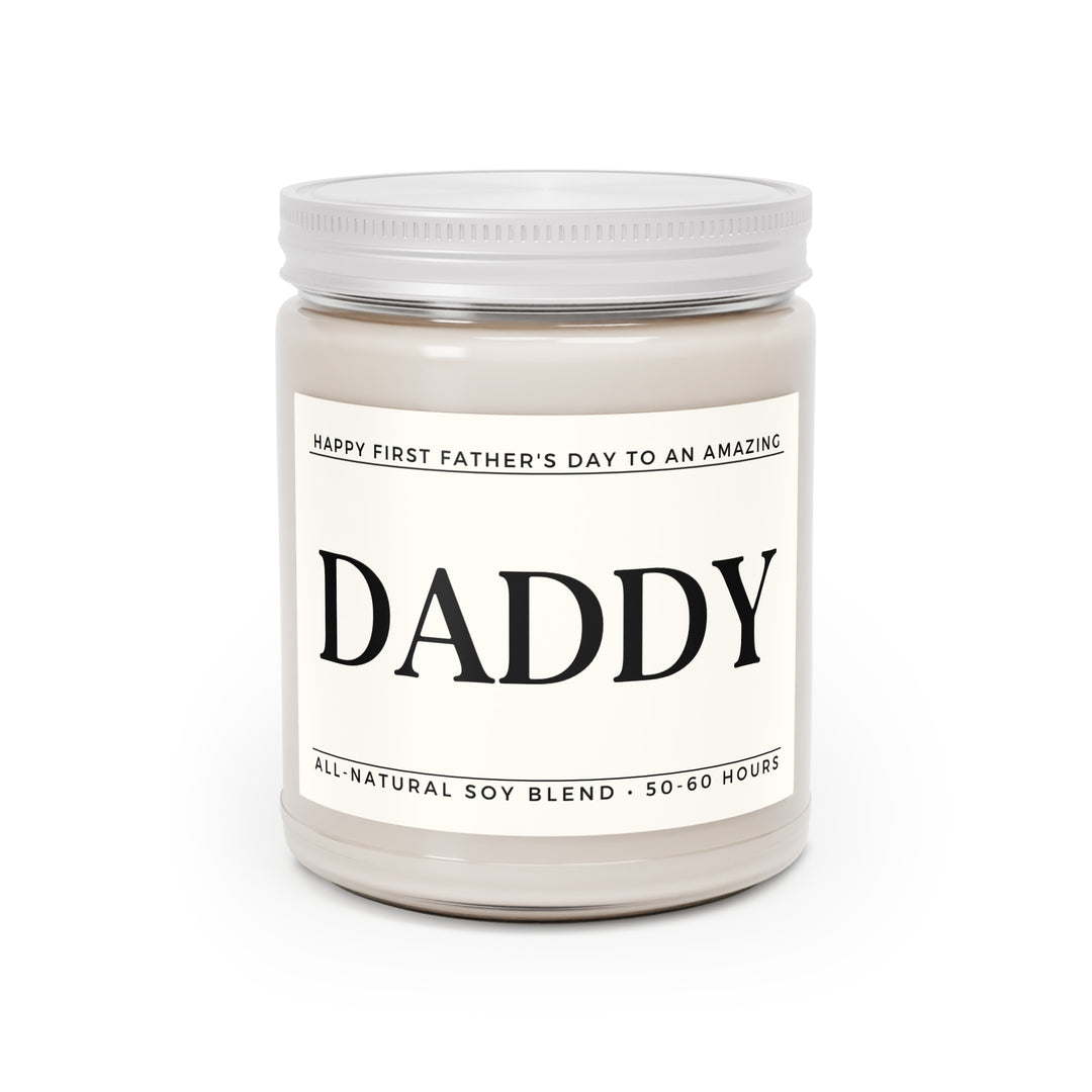 Happy First Father's Day Candle