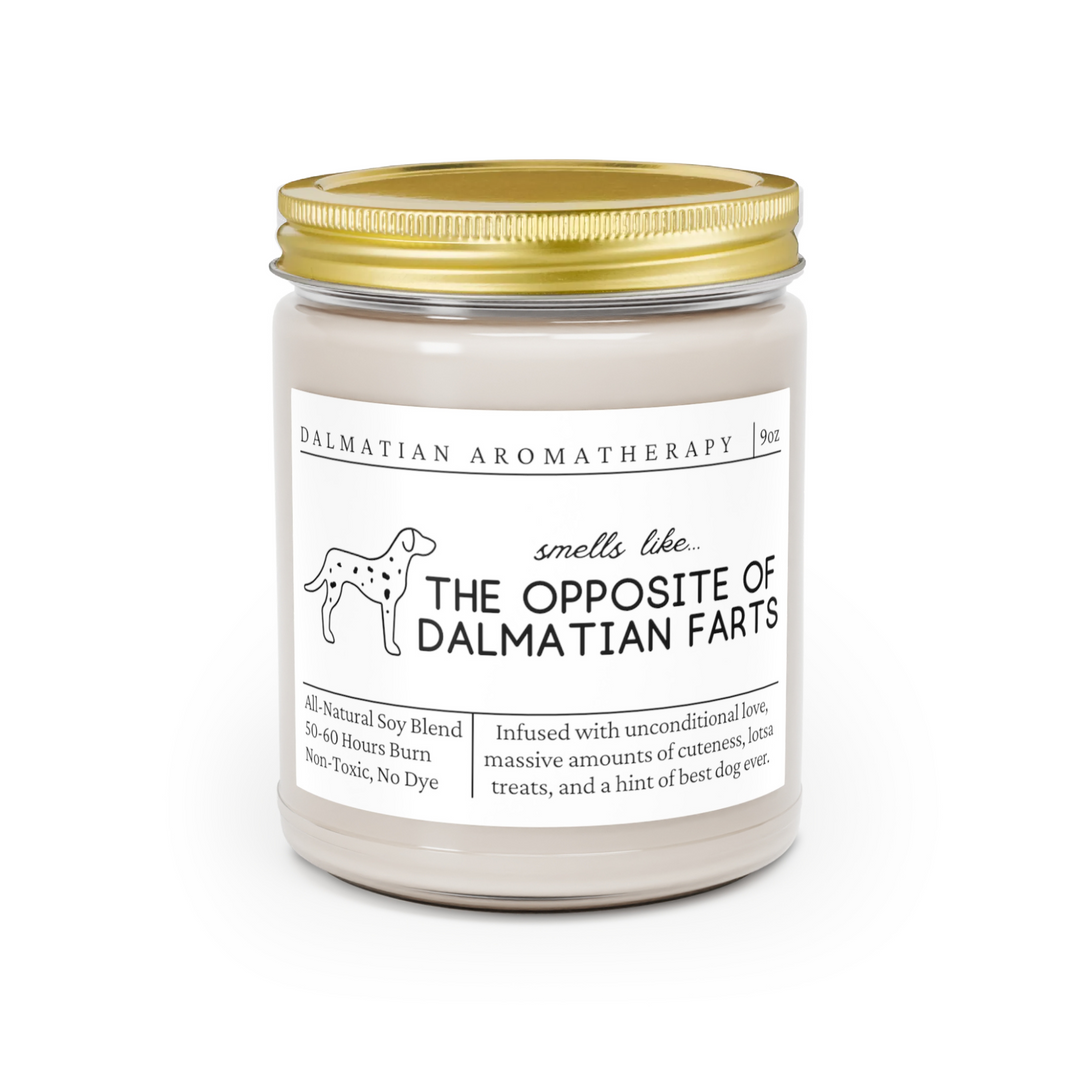 Dalmatian Candle - Smells Like The Opposite Of Dalmatian Farts