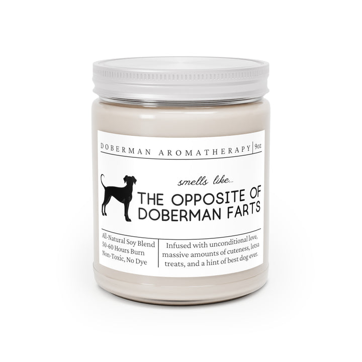 Doberman Candle - Smells Like The Opposite Of Doberman Farts