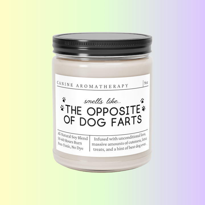 Dog Fart Candle - Smells Like The Opposite Of Dog Farts