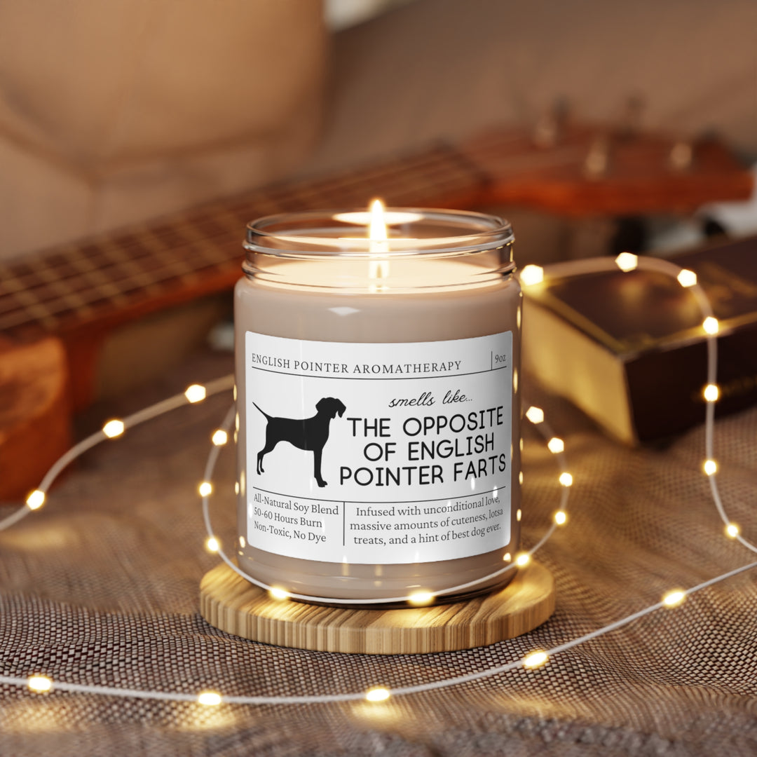 English Pointer Candle - Smells Like The Opposite Of English Pointer Farts