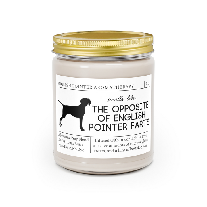 English Pointer Candle - Smells Like The Opposite Of English Pointer Farts