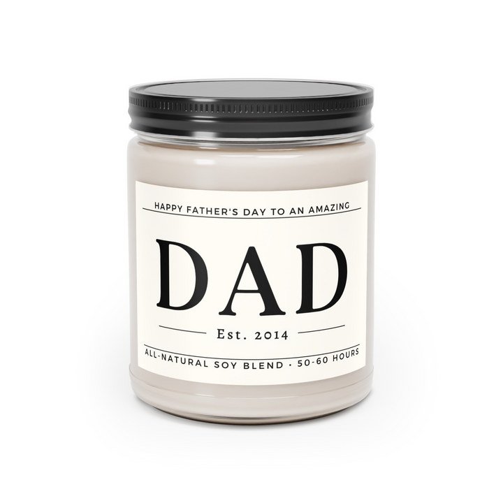 Happy Father's Day Candle