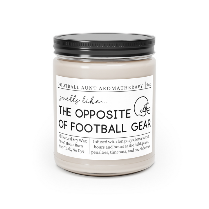 Football Aunt Candle - Smells Like the Opposite of Football Gear