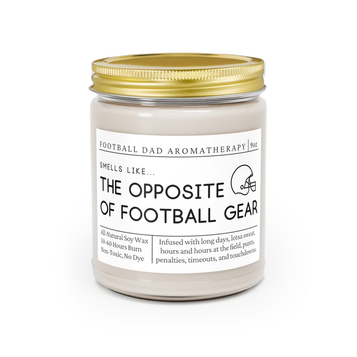 Football Dad Candle - Smells Like the Opposite of Football Gear