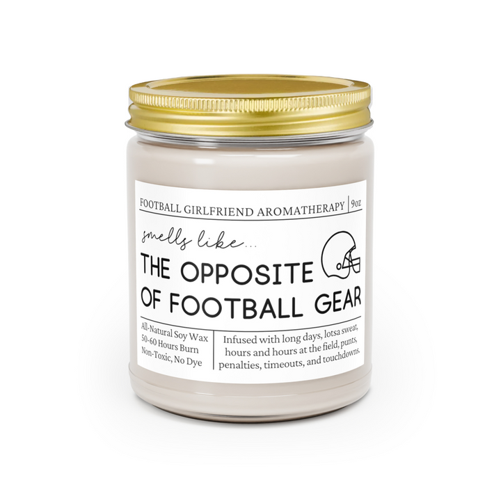 Football Girlfriend Candle - Smells Like the Opposite of Football Gear