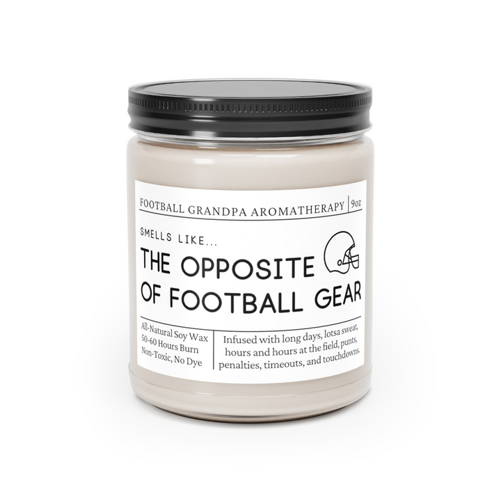 Football Grandpa Candle - Smells Like the Opposite of Football Gear