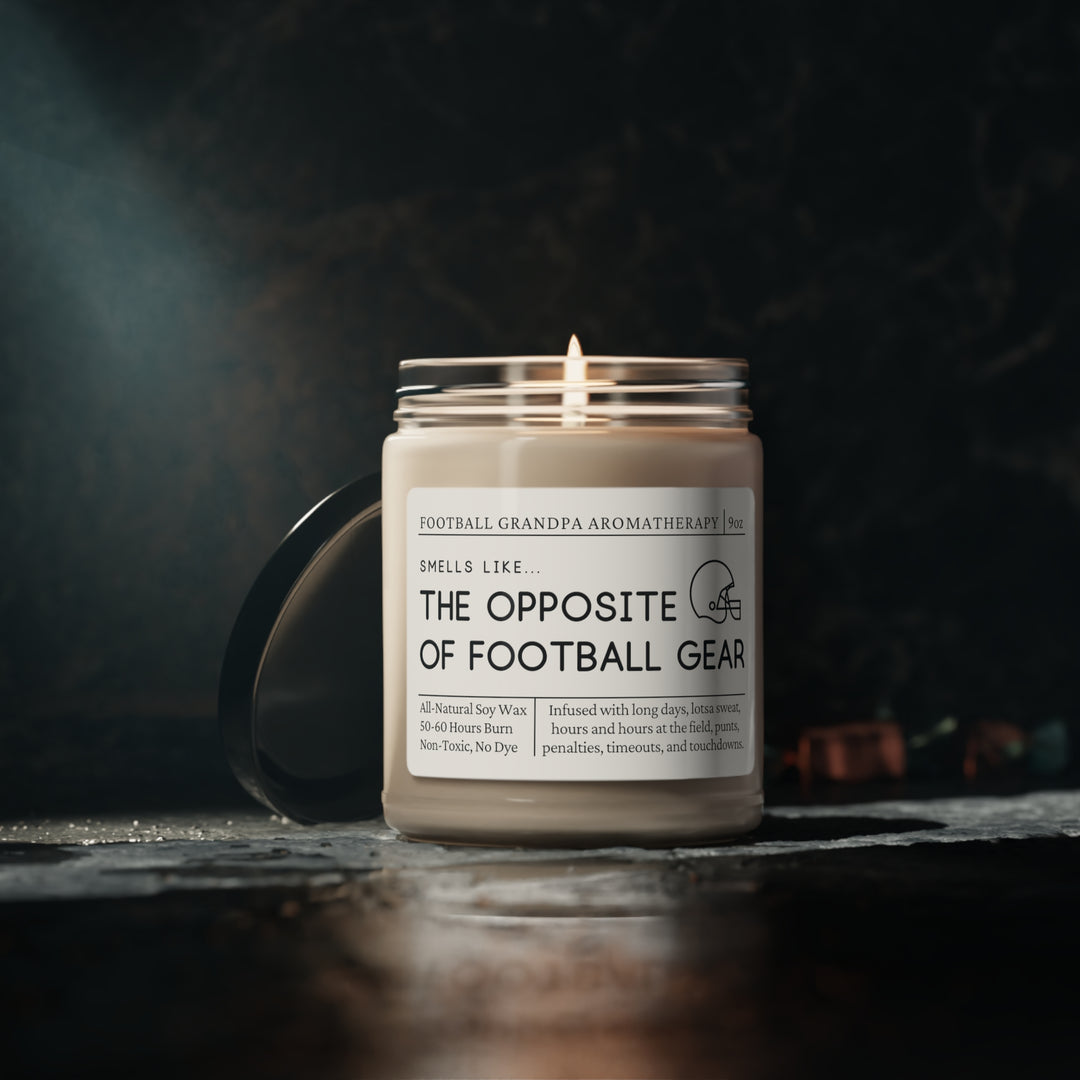 Football Grandpa Candle - Smells Like the Opposite of Football Gear