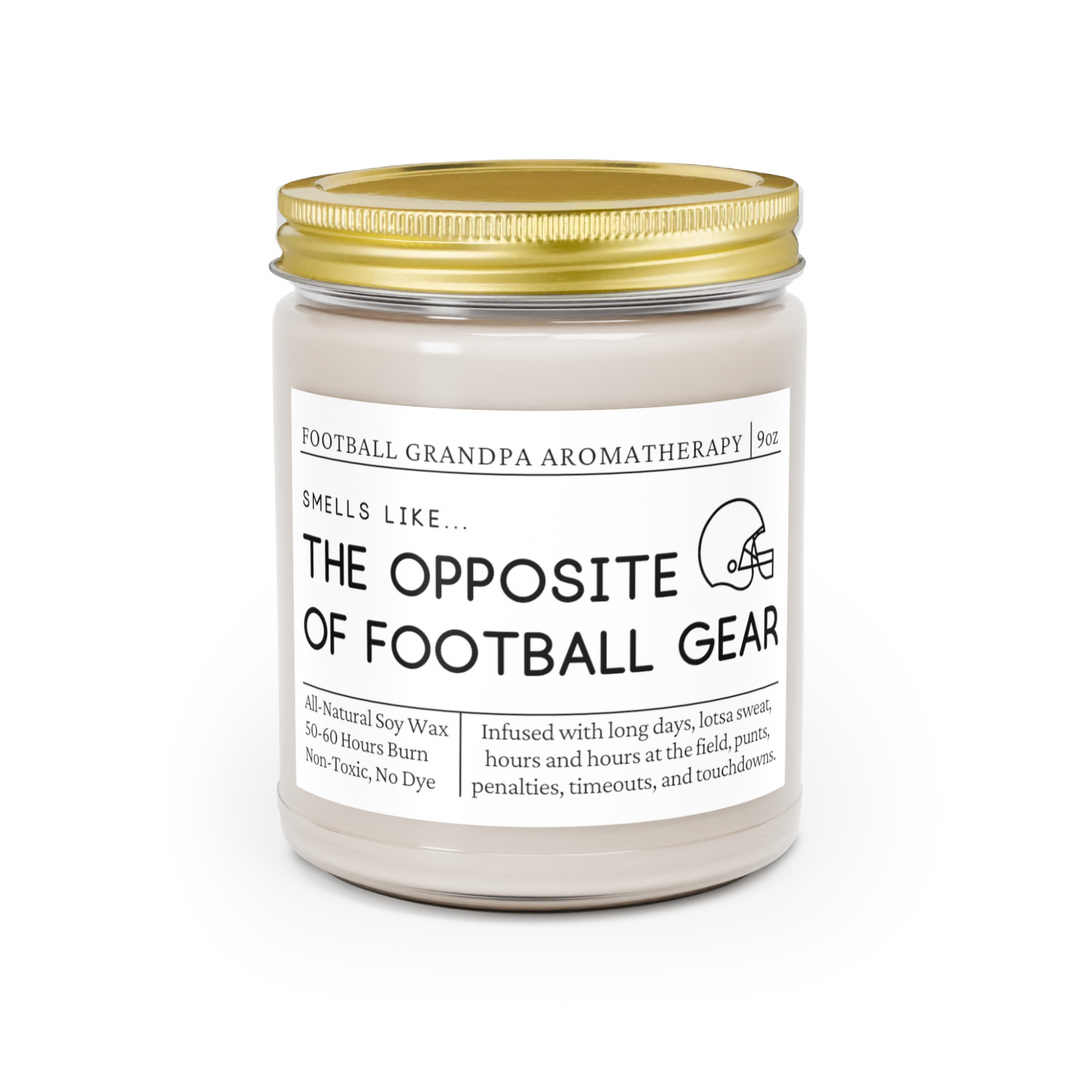 Football Grandpa Candle - Smells Like the Opposite of Football Gear