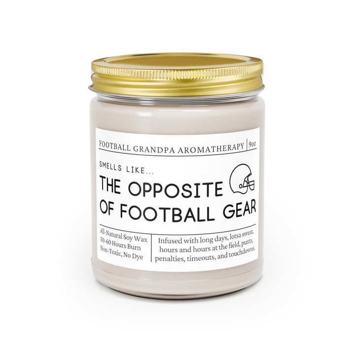 Football Grandpa Candle - Smells Like the Opposite of Football Gear