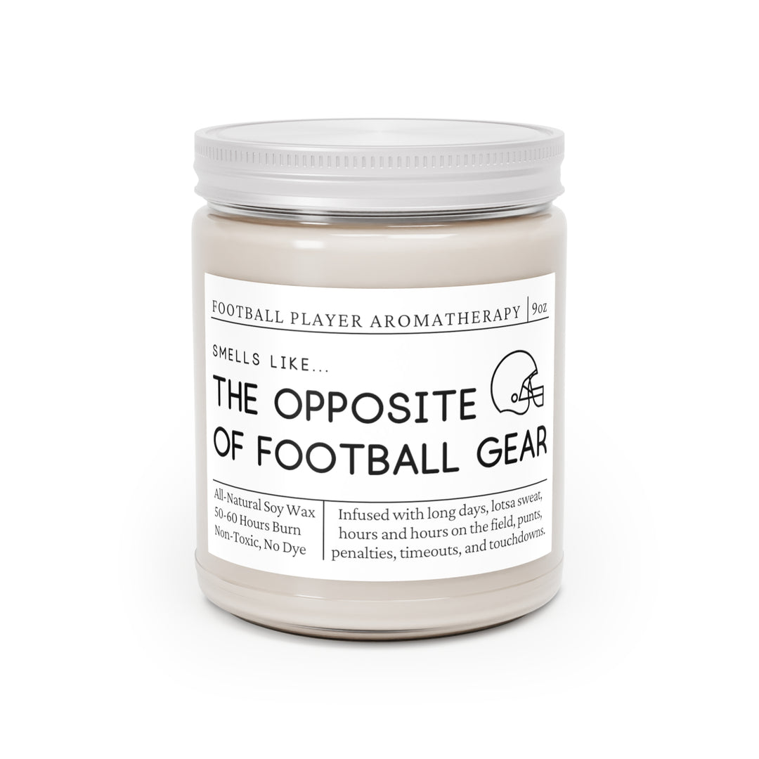 Football Player Candle - Smells Like the Opposite of Football Gear