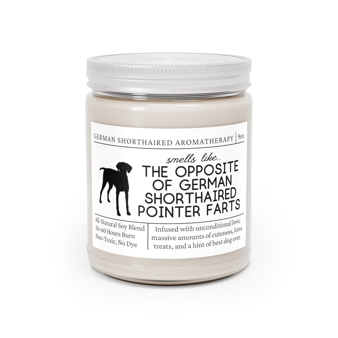 German Shorthaired Pointer Candle - Smells Like The Opposite Of German Shorthaired Pointer Farts