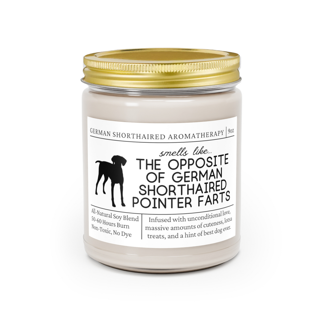 German Shorthaired Pointer Candle - Smells Like The Opposite Of German Shorthaired Pointer Farts