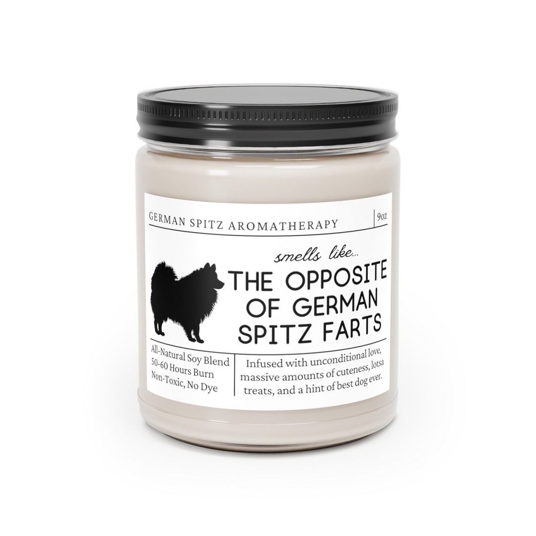 German Spitz Candle - Smells Like The Opposite Of German Spitz Farts