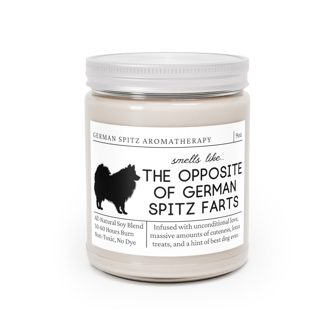 German Spitz Candle - Smells Like The Opposite Of German Spitz Farts