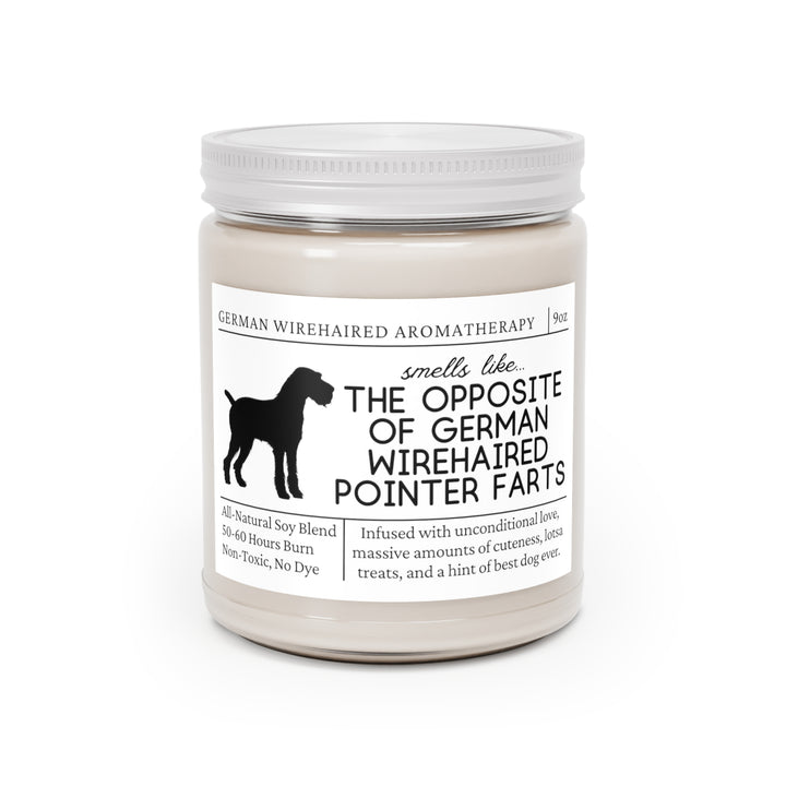 German Wirehaired Pointer Candle - Smells Like The Opposite Of German Wirehaired Pointer Farts