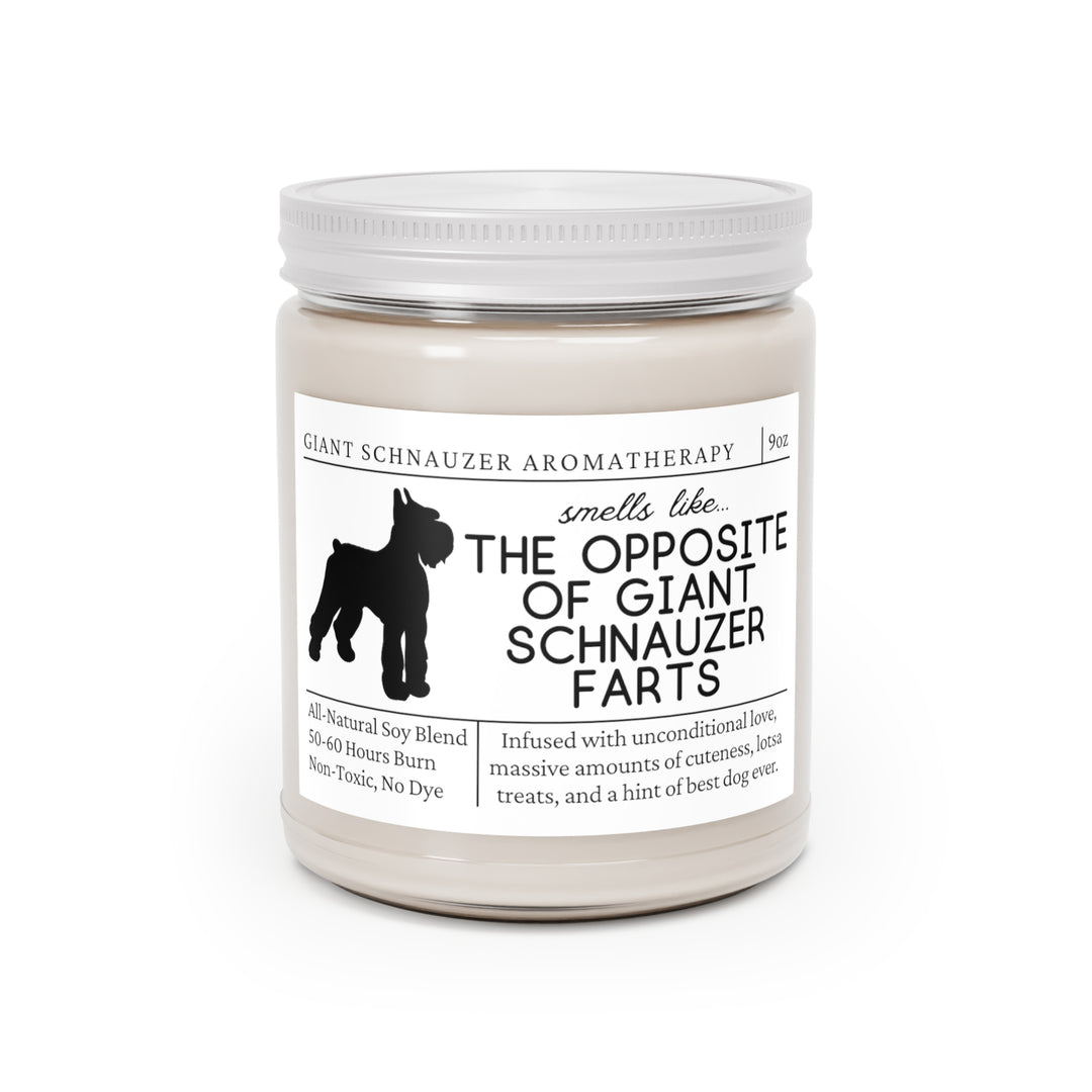 Giant Schnauzer Candle - Smells Like The Opposite Of Giant Schnauzer Farts