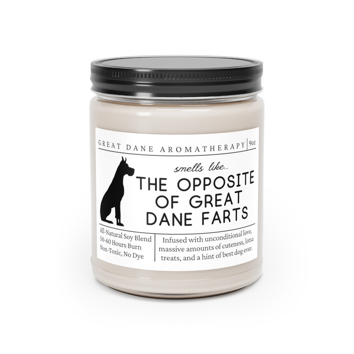 Great Dane Candle - Smells Like The Opposite Of Great Dane Farts