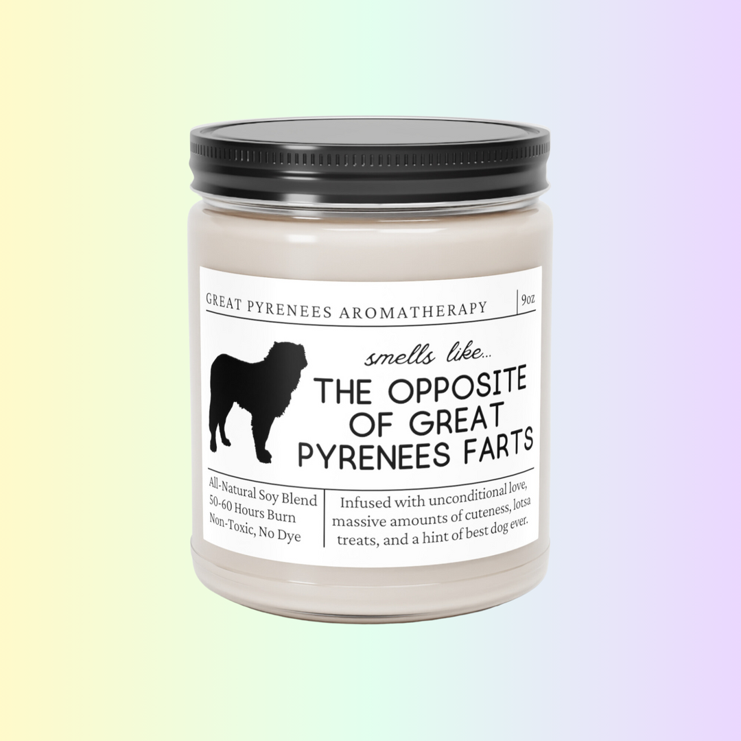 Great Pyrenees Candle - Smells Like The Opposite Of Great Pyrenees Farts