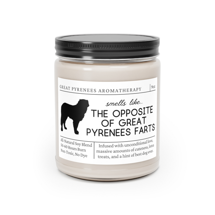 Great Pyrenees Candle - Smells Like The Opposite Of Great Pyrenees Farts