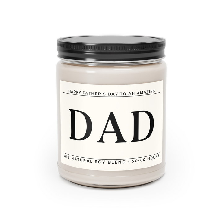 Happy Father's Day Candle