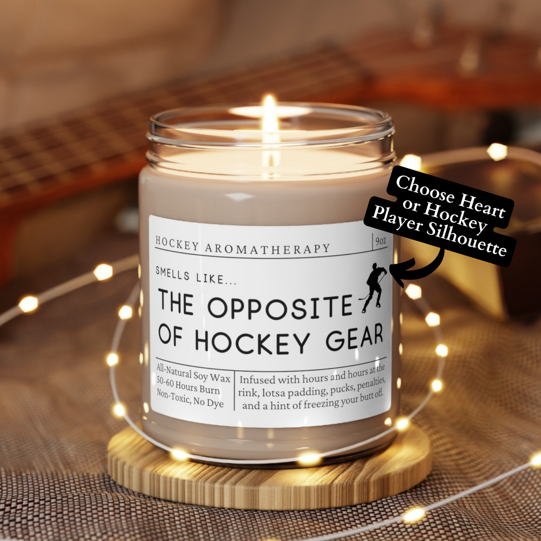 Hockey Candle - Smells Like the Opposite of Hockey Gear