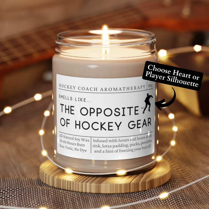 Hockey Coach Candle - Smells Like the Opposite of Hockey Gear