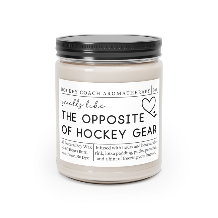 Hockey Coach Candle - Smells Like the Opposite of Hockey Gear