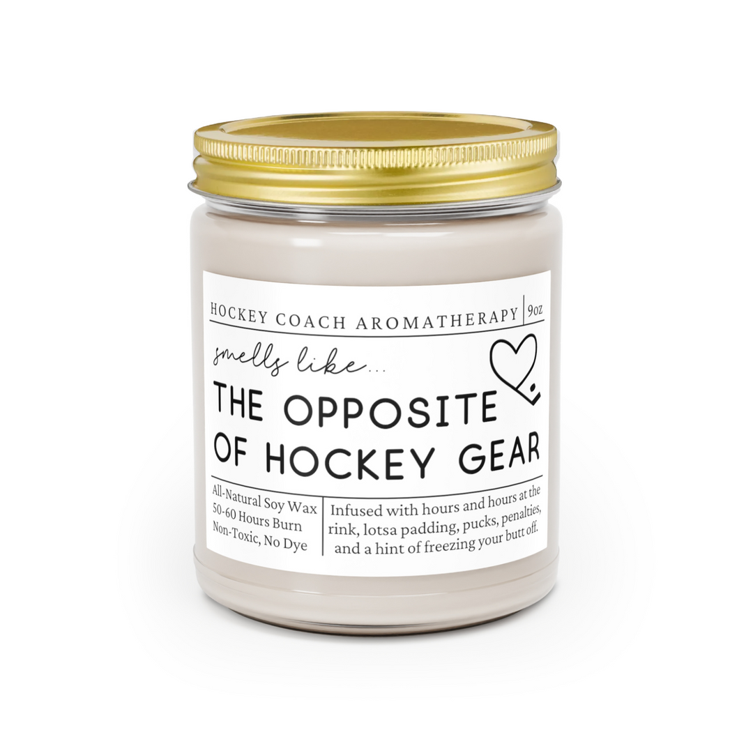 Hockey Coach Candle - Smells Like the Opposite of Hockey Gear