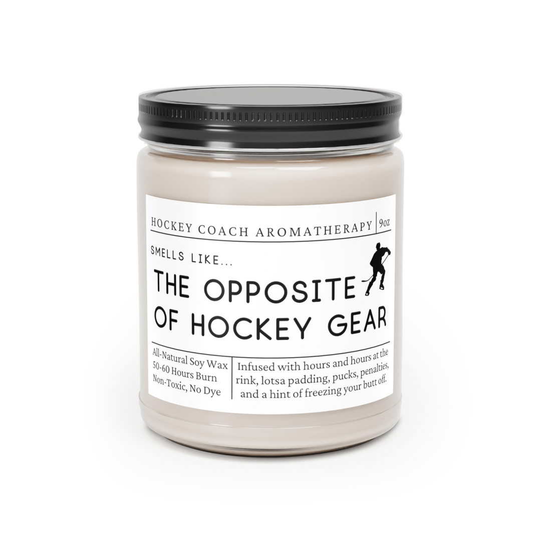 Hockey Coach Candle - Smells Like the Opposite of Hockey Gear