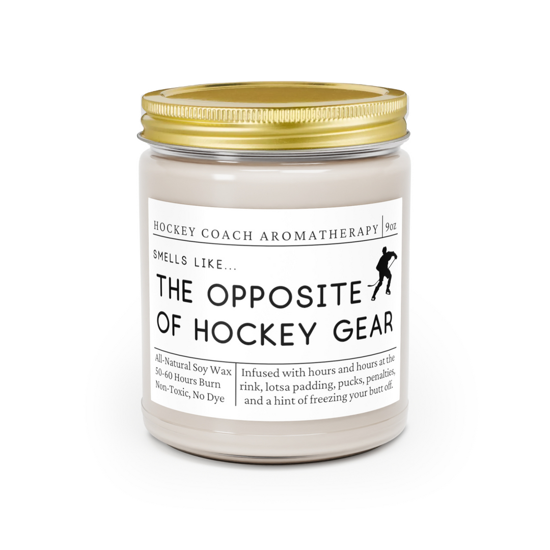 Hockey Coach Candle - Smells Like the Opposite of Hockey Gear