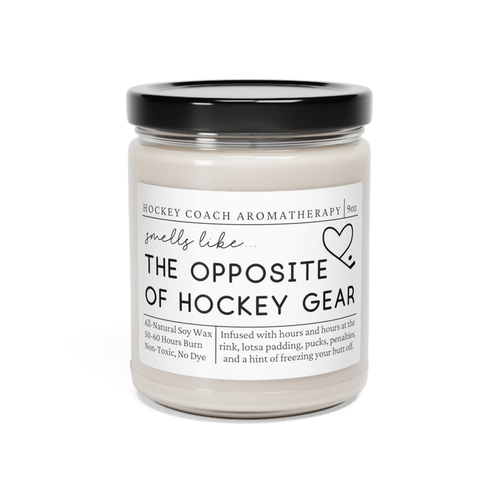 Hockey Coach Candle - Smells Like the Opposite of Hockey Gear