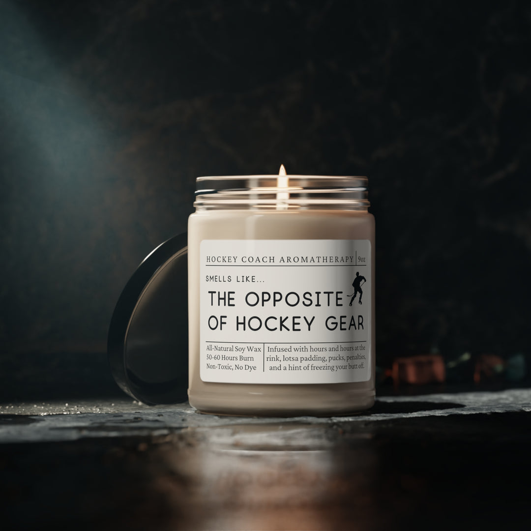 Hockey Coach Candle - Smells Like the Opposite of Hockey Gear