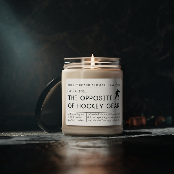 Hockey Coach Candle - Smells Like the Opposite of Hockey Gear