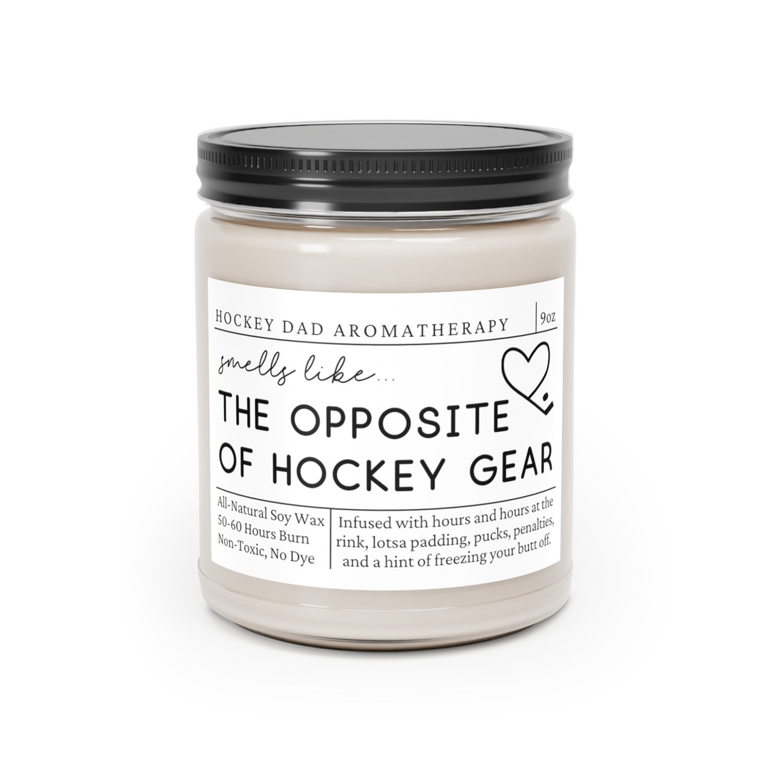 Hockey Dad Candle - Smells Like the Opposite of Hockey Gear