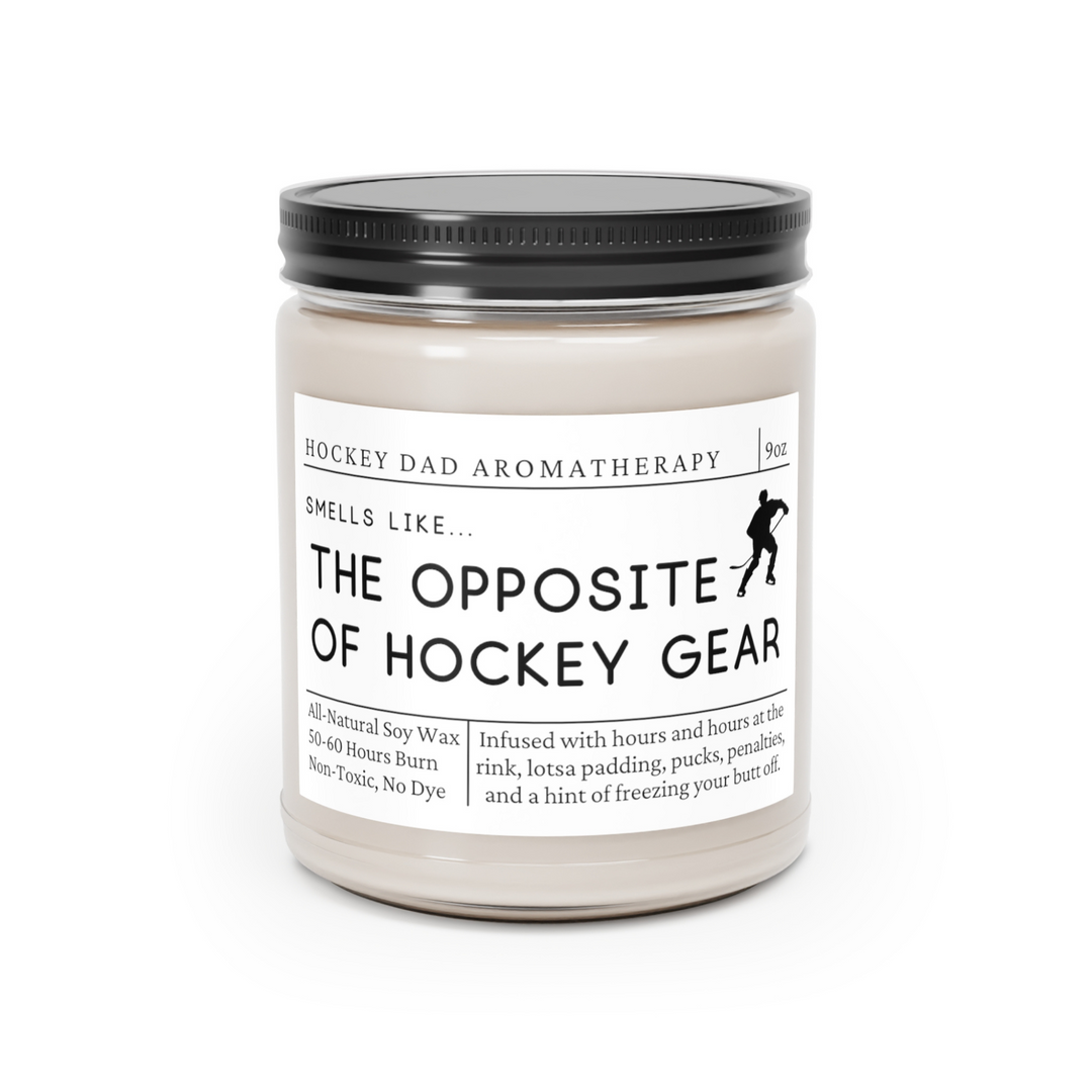 Hockey Dad Candle - Smells Like the Opposite of Hockey Gear