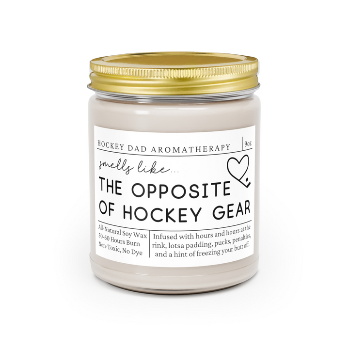 Hockey Dad Candle - Smells Like the Opposite of Hockey Gear