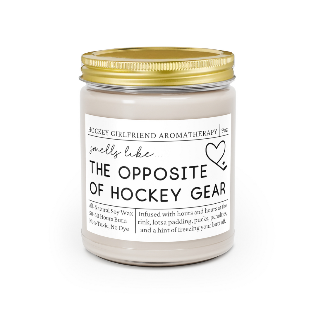 Hockey Girlfriend Candle - Smells Like the Opposite of Hockey Gear