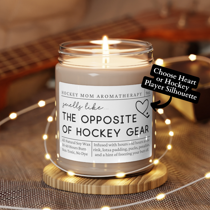 Hockey Mom Candle - Smells Like the Opposite of Hockey Gear