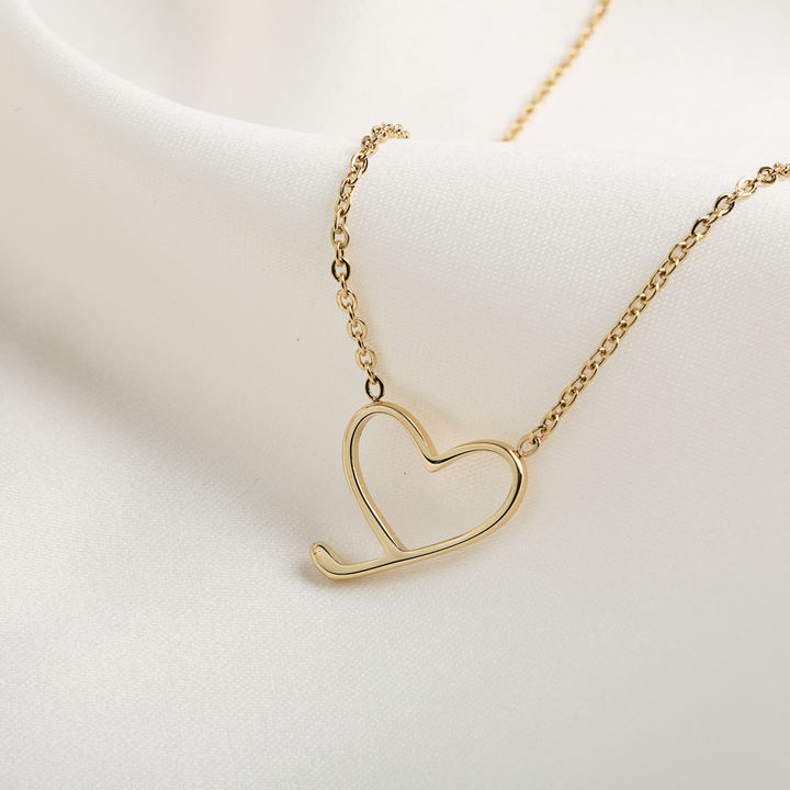 Hockey Heart Necklace