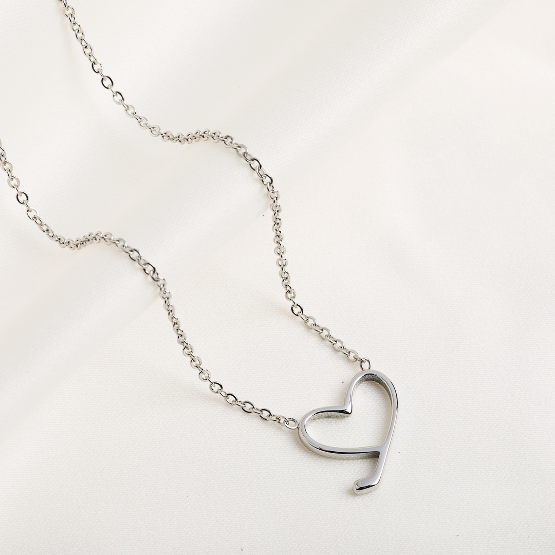 Hockey Heart Necklace