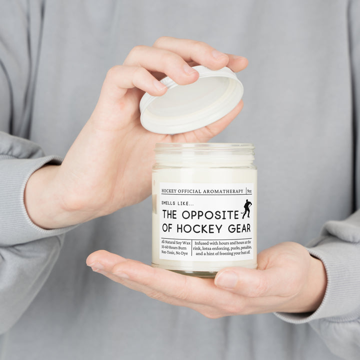 Hockey Official Candle - Smells Like the Opposite of Hockey Gear