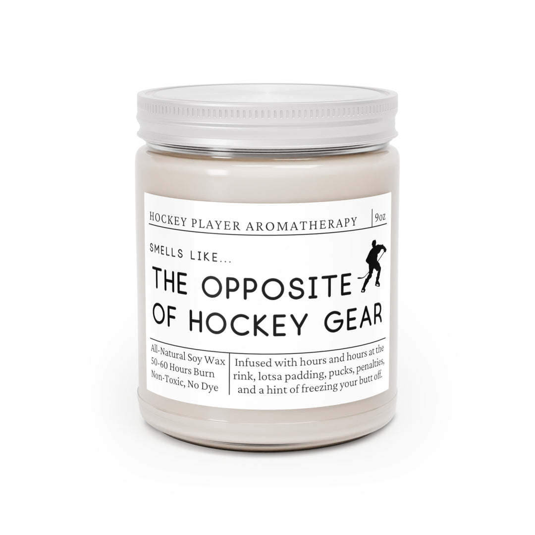 Hockey Player Candle - Smells Like the Opposite of Hockey Gear