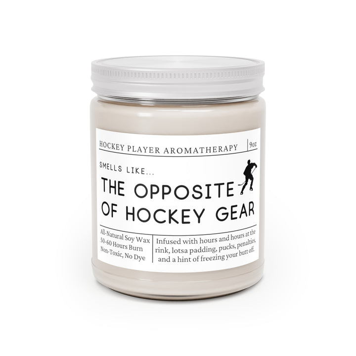 Hockey Player Candle - Smells Like the Opposite of Hockey Gear