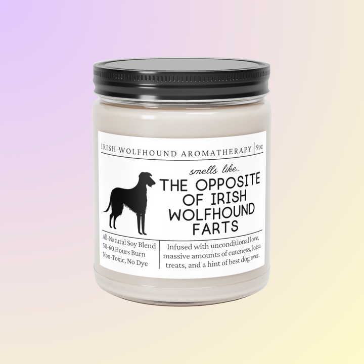 Irish Wolfhound Candle - Smells Like The Opposite Of Irish Wolfhound Farts