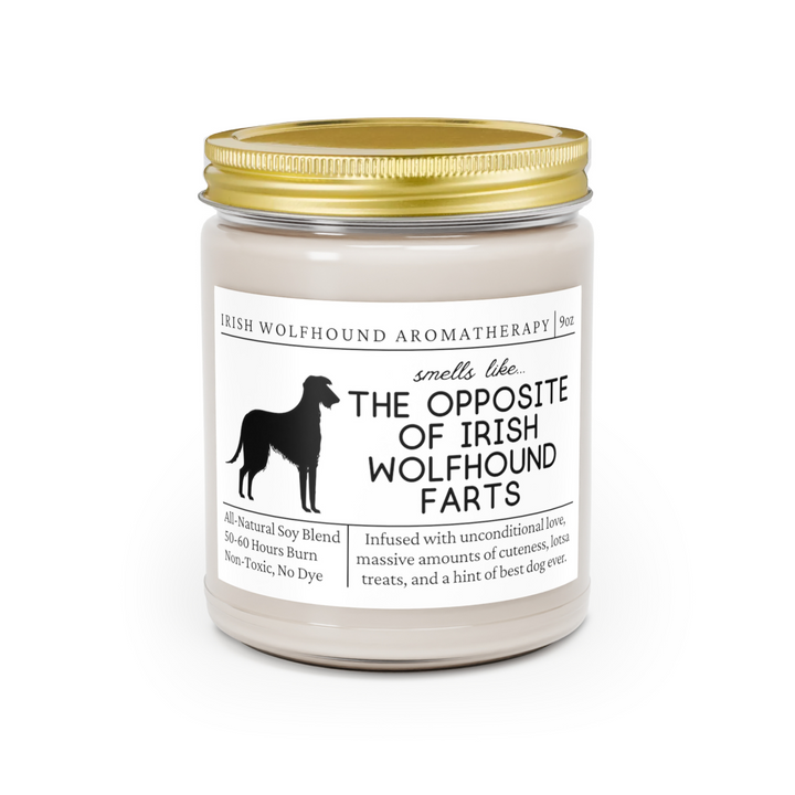 Irish Wolfhound Candle - Smells Like The Opposite Of Irish Wolfhound Farts