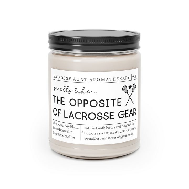 Lacrosse Aunt Candle - Smells Like the Opposite of Lacrosse Gear