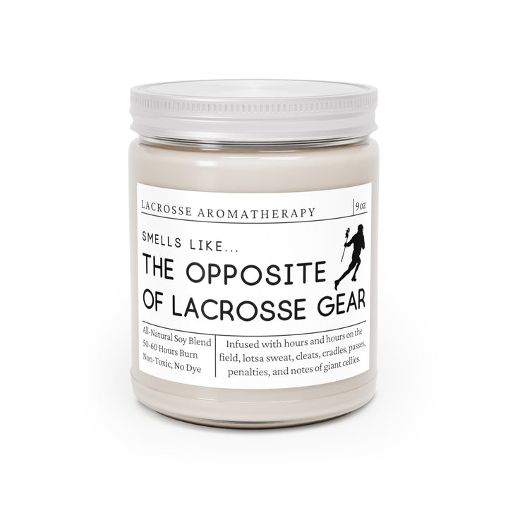 Lacrosse Candle - Smells Like the Opposite of Lacrosse Gear