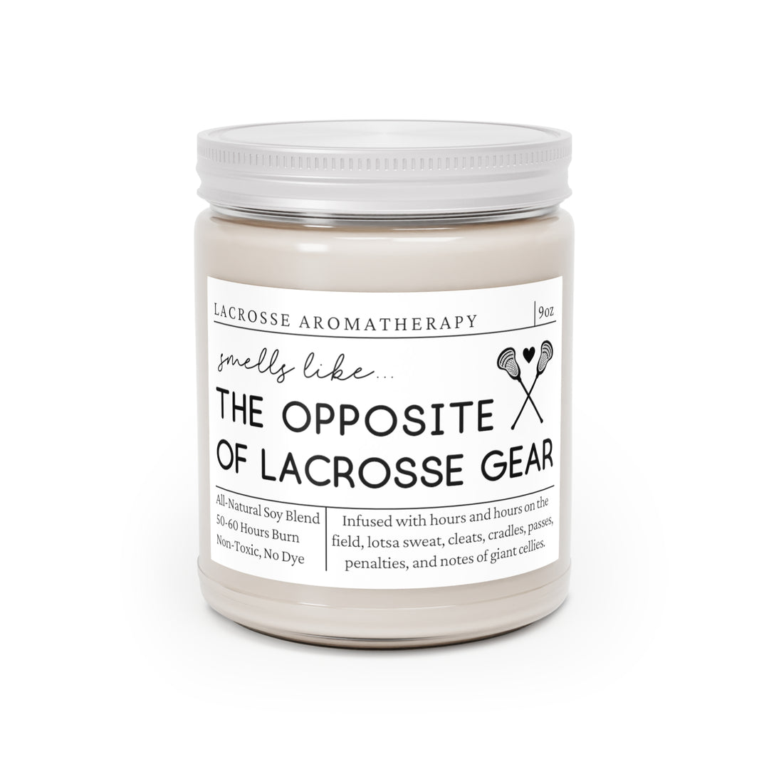 Lacrosse Candle - Smells Like the Opposite of Lacrosse Gear