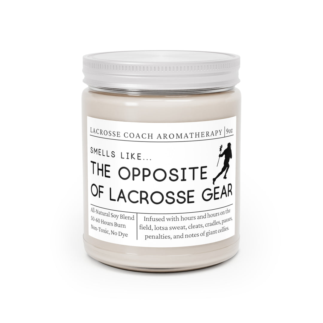 Lacrosse Coach Candle - Smells Like the Opposite of Lacrosse Gear